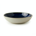 Nara Serving Bowl — Oatmeal & Indigo (24 cm)
