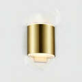 Sola Wireless Wall Sconce — Brushed Brass, Up & Down Wash