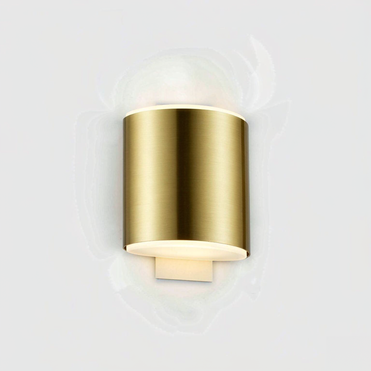 Sola Wireless Wall Sconce — Brushed Brass, Up & Down Wash