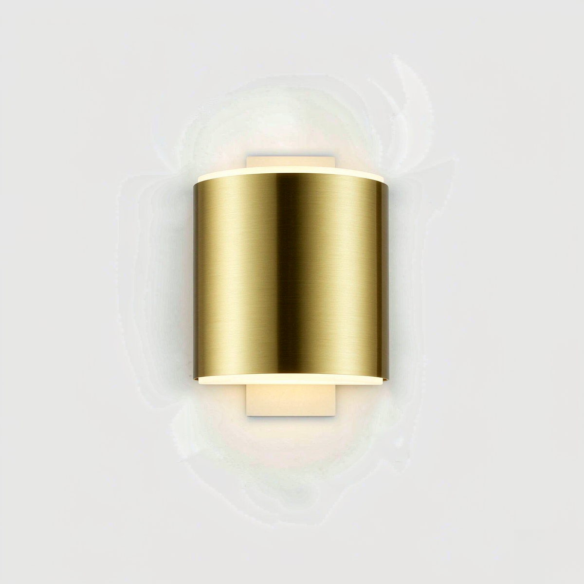 Sola Wireless Wall Sconce — Brushed Brass, Up & Down Wash